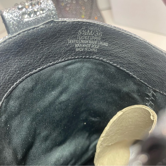 BNIB FIRST QUALITY Jessica Simpson Pewter Tamira 2 Rhinestone Ankle Boots 5.5M - Picture 15 of 15